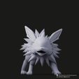 Jolteon_1.jpg STL file Flareon & Jolteon & Vaporeon(Pokemon)・3D printing design to download, PatrickFanart