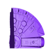botleft_falc.stl Fichier STL gratuit Faucon Millenium Hi-Res・Design pour imprimante 3D à télécharger