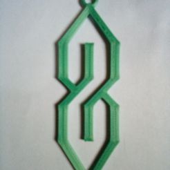 IMG_20230922_130628.jpg Free STL file Tribal keychain・3D print design to download