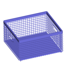 1.png OBJ file Basket - Plastic Fruit Box - Basket - Plastic Box・3D printer model to download, shelfa