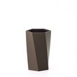 六边形（光）角度1.jpg Hexagon Pencil Holder/Brush Pot