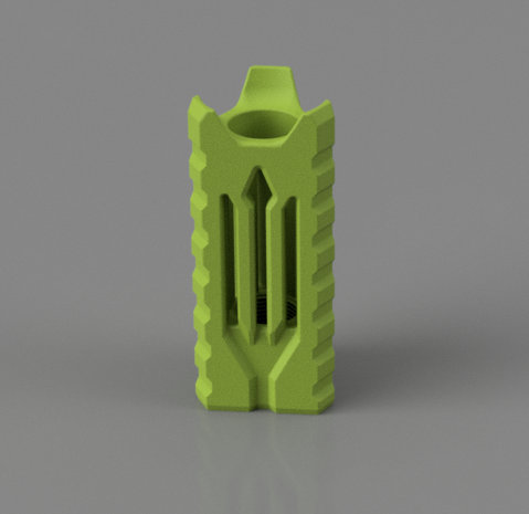 🔱 -TRIDENT- flash hider・Free STL File for 3D printing・Cults