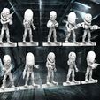 a7ca8ad7-08d2-4708-9f2e-82426cb65e90.jpg Grey Alien Wizard - 28mm Miniature