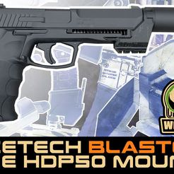 1-HDP50-Blaster-mount.jpg Acetech BLaster 50cal Umarex T4E HDP50 tracer mount