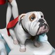 mario2.jpg Super-Mario The English Bulldog and super-girl for 3D Printing