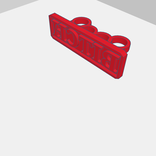 Bitch knuckles 3D model