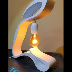 20211102_213533.jpg STL file "The thinking one" - Modern design lamp -・Template to download and 3D print