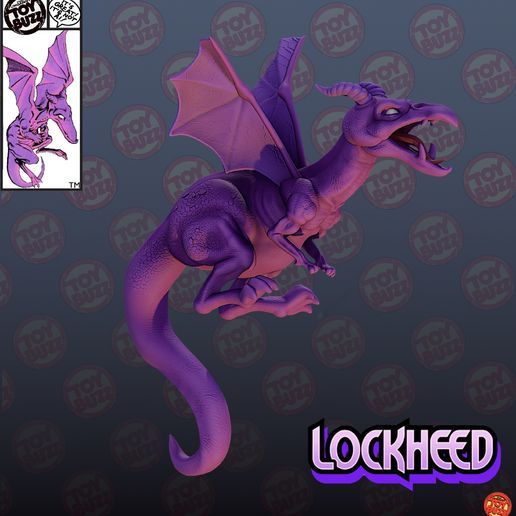 Lockheed the dragon 1/12 action figure