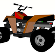 5.png ATV CAR TRAIN RAIL FOUR CYCLE MOTORCYCLE VEHICLE ROAD 3D MODEL 6