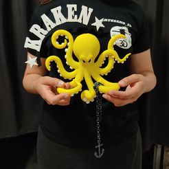 Multi-Color Octopus Holder, Artesano_3D