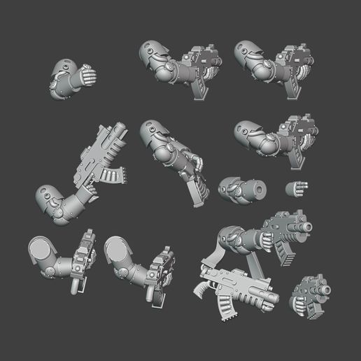 05.jpg Conjunto de braços de atirador de parafuso da geração 2S (Fixação da Ver.2)