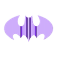 Batman Text Flip.stl Batman Logo Flip