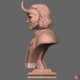 09.jpg Loki Bust - TV series 2021 - Marvel Comics 3D print model