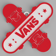 tinker.png Vans Skate Logo, anahtarlık - kolye ucu - küpe