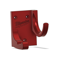 Milwaukee-impact-wrench.png 3MF file Milwaukee Impact Wrench wall mount・3D print design to download