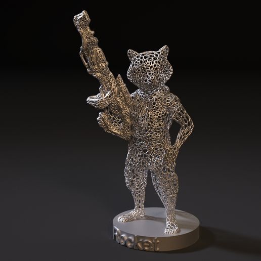 🚀 Rocket Raccoon・ 3D File for ・Cults