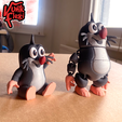 001.png Krtek The Little Mole Multicolor Flexi Print-In-Place + figure & keychain