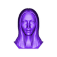 Hadid_b.stl Bella Hadid bust for 3D printing