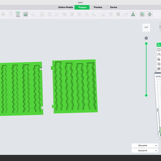 3D Printed Euro Coins Tray – Compact & Customizable Coin Organizer