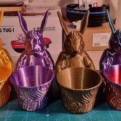 Easter Bunny Toy/Pot/Planter