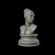 23.jpg Girl with a Pearl Earring 3D Portrait Sculpture