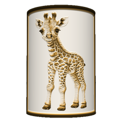 3a.png LITHOPANE - Safari BABIES - giraffe