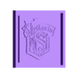 Harry Potter Slytherin.stl Wizard House Crest 1 STL File, Wax Melt Mould