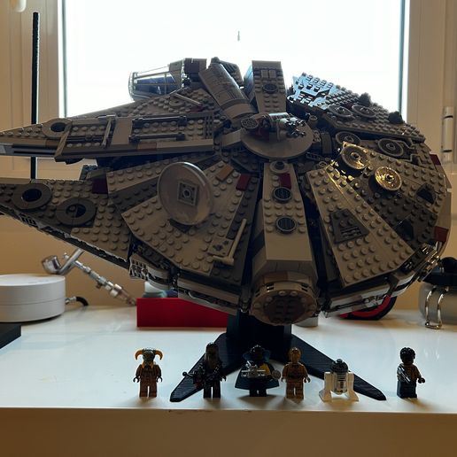 3D printable Lego Millennium Falcon Display Stand #75257 • made with ...