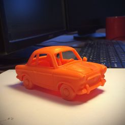 Pony_Main.jpg Free STL file Pony Toy Car・3D print model to download