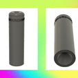 5.png Nunchaku Holds - OCR Ninja grip training cylinder 40mm hold 14cm/5,5" barrel - armlifting nunchucks - file for 3D printing 3D STL Model