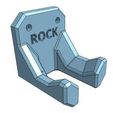 vue 1.JPG STL file Wall bracket for guitar・3D print object to download
