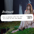 ImSoObsessed-bookmark.png Taylor Swift TTPD "I'm so obsessed with him" Bookmark