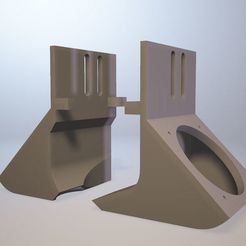 4ab9eeb013d762b85d594a0e858dd0af_preview_featured.jpg Free STL file New fan duct REMIX for UM2 / UM2+・3D printing model to download