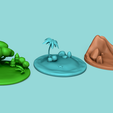 scenerys.png Pokemon Islands - Bulbasaur, Charmander, Squirtle - Printable