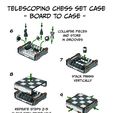how-to-2.jpg Telescoping Chess Set Case/Board (No Pieces)