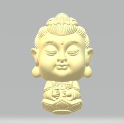 1.png Archivo STL Modelo de impresión 3D del Bodhisattva Manjushri・Objeto de impresión 3D para descargar
