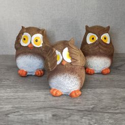 1698512028924.jpg Eule "hören" "schweigen" "sehen" - Owl "hear" "shut up" "see"
