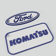 FORD-Y-KOMATSU.png CAR AND TRUCK BRAND KEY CHAINS