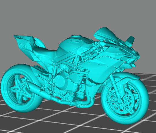 Kawasaki Ninja H2R 2023 3D model wholeselling