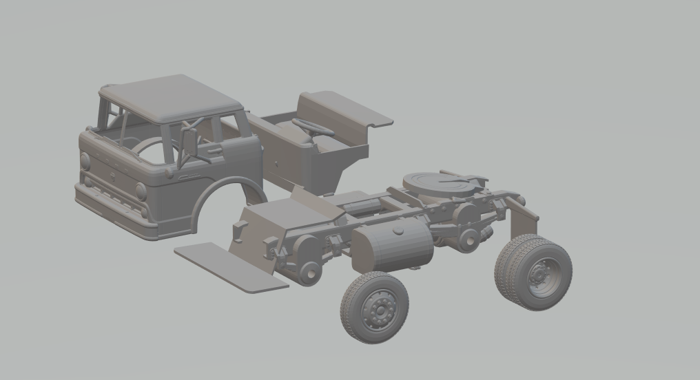 Ford Coe 600 Hauler Blueprints