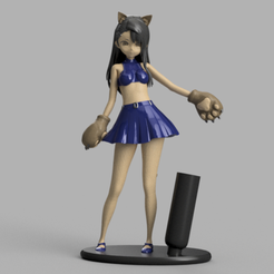 00.png 3D file Anime - Pencil holder by Nagatoro Neko・3D printer model to download