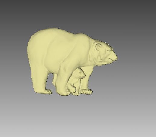 77.JPG polar bear with cub