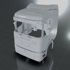 M.png Fichier STL CABINE DE CAMION SCANIA R730・Idée pour impression 3D à télécharger