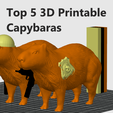 Top 5 3D Printable Capybaras Top 5 3D Printable Capybaras