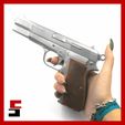 cults3D-12-copy-2.jpg Pistol Browning Hi-Power Prop practice fake training gun