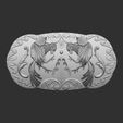 01.jpg plate or buckle of fighting cocks