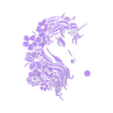 14e96d3c-5999-49e6-ba9b-ea7e31fc4c78.stl Unicorn Glow in the Dark