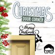 016a.jpg 🎅 Christmas door corners vol. 2 💸 Multipack of 10 models 💸 (santa, decoration, decorative, home, wall decoration, winter) - by AM-MEDIA