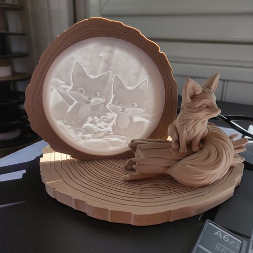 Litho fox lamp so cut !!! 3D model