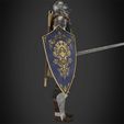 EliteKnightArmorBundleLateral2.jpg Elite Knight Full Armor with Shield and Claymore for Cosplay